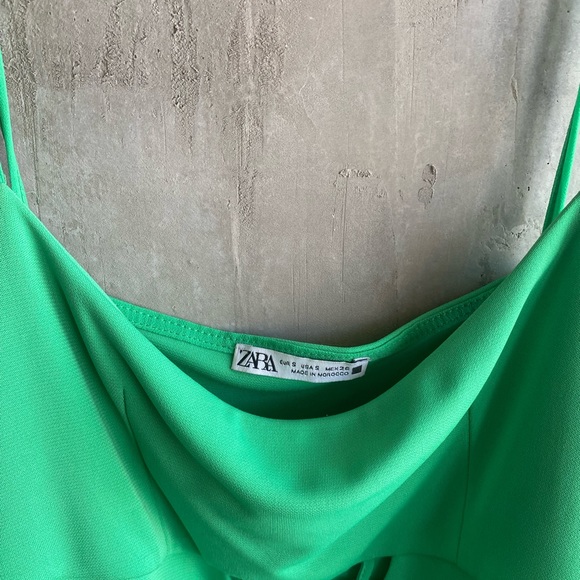 Zara long green dress - Picture 3 of 4